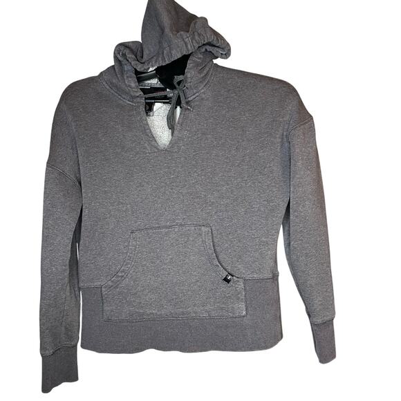 VTG Champion Women’s Hoodie Charcoal Gray Pullover Sz M Made in Jordan Y2K Era - Picture 1 of 10
